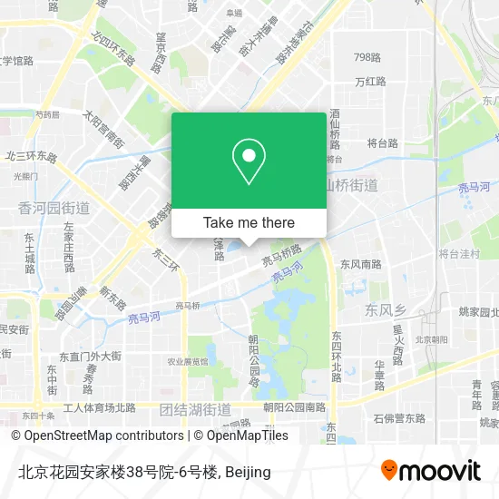 北京花园安家楼38号院-6号楼 map