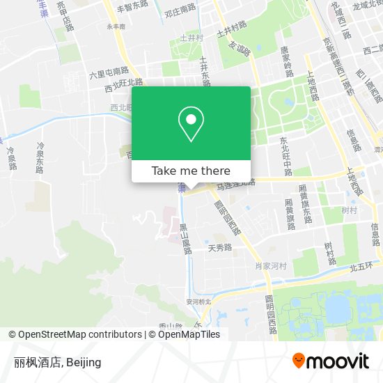 丽枫酒店 map