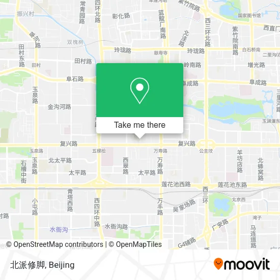 北派修脚 map