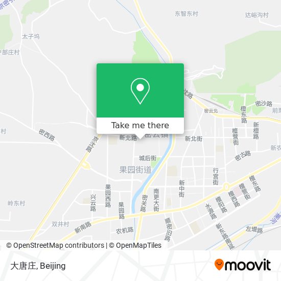 大唐庄 map