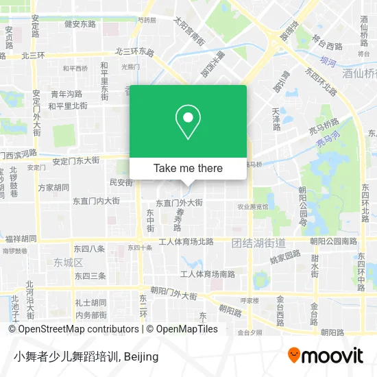 小舞者少儿舞蹈培训 map