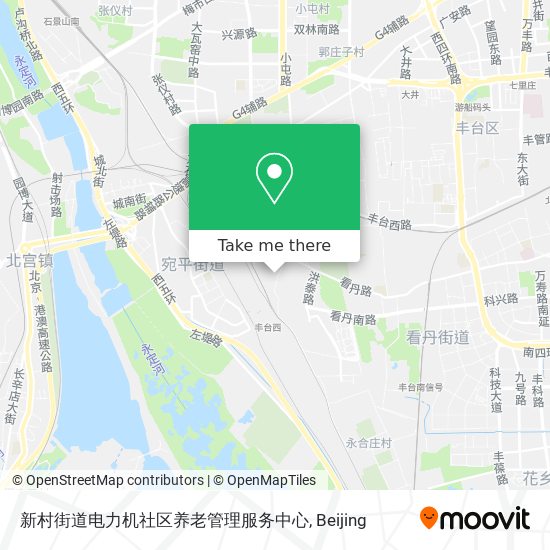 新村街道电力机社区养老管理服务中心 map