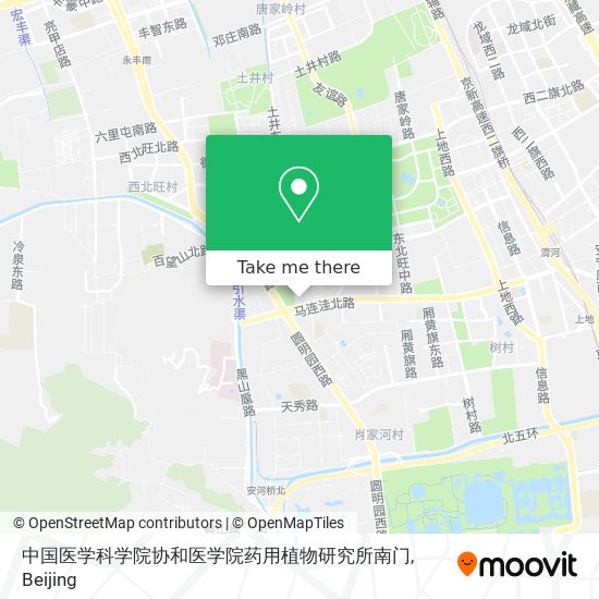 中国医学科学院协和医学院药用植物研究所南门 map