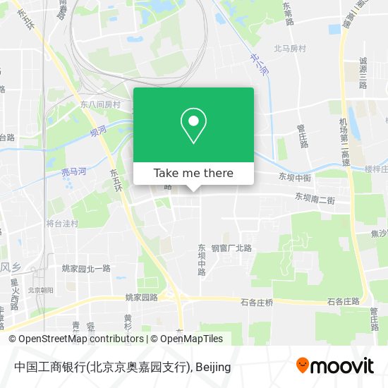 中国工商银行(北京京奥嘉园支行) map