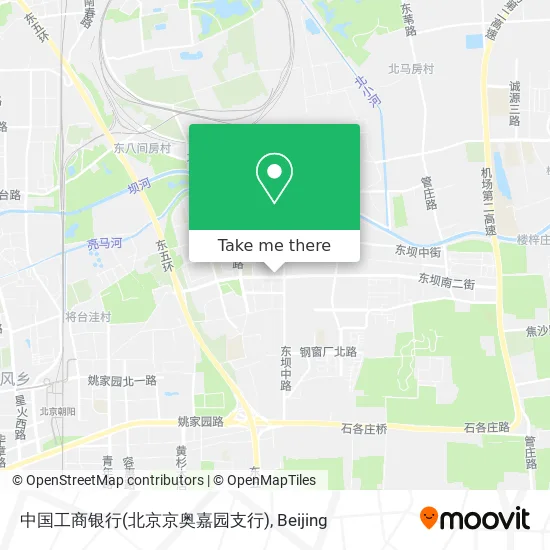 中国工商银行(北京京奥嘉园支行) map