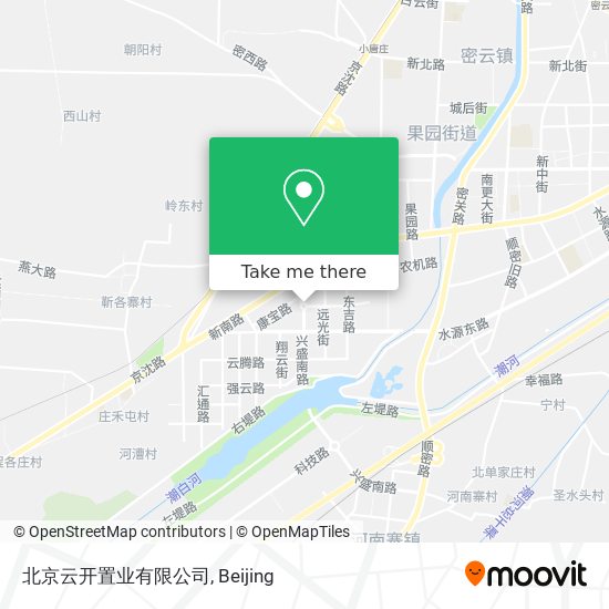北京云开置业有限公司 map