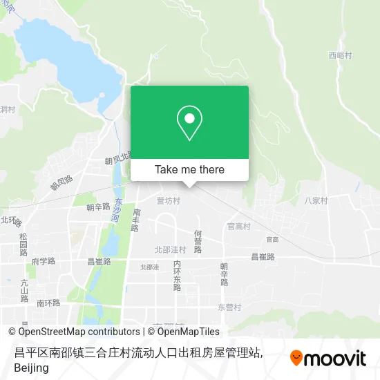 昌平区南邵镇三合庄村流动人口出租房屋管理站 map