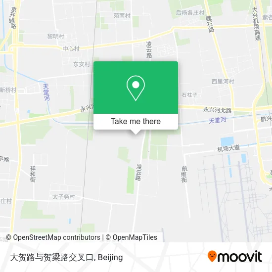大贺路与贺梁路交叉口 map