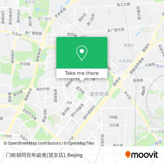 门框胡同百年卤煮(望京店) map