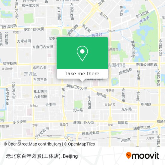 老北京百年卤煮(工体店) map
