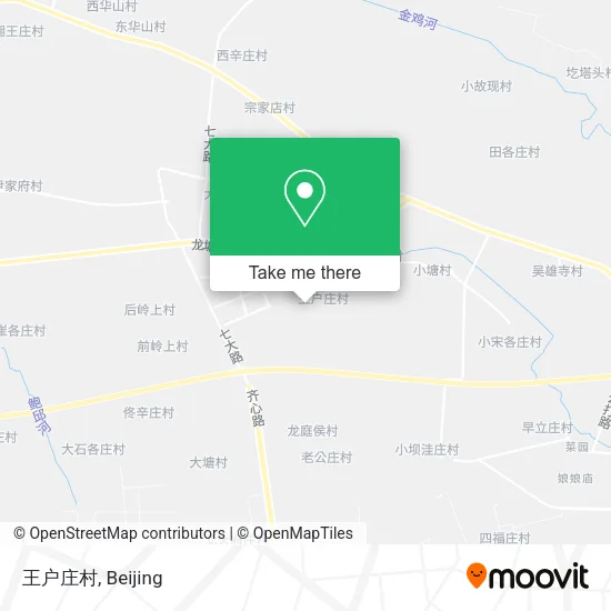 王户庄村 map