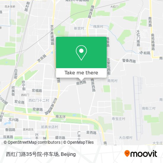 西红门路35号院-停车场 map