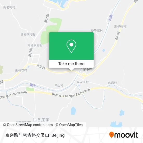 京密路与密古路交叉口 map