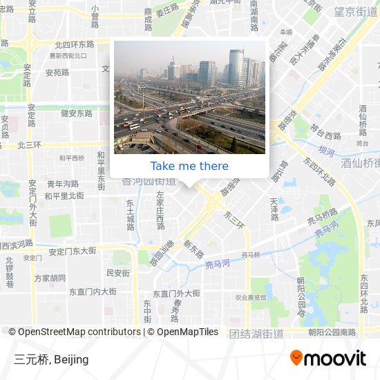 三元桥 map