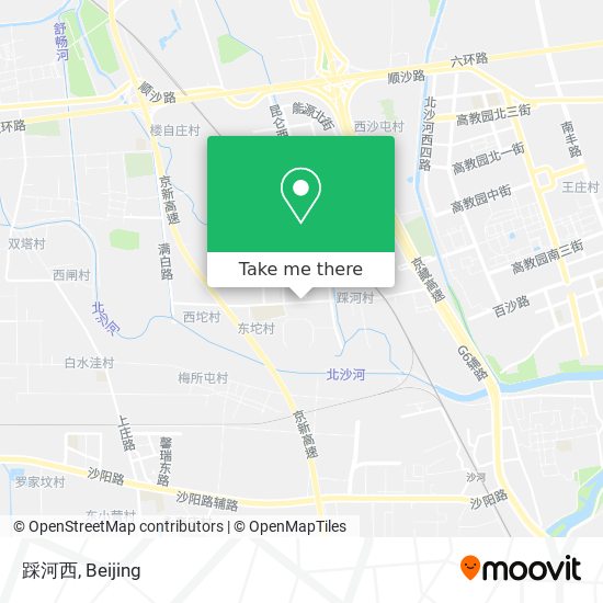 踩河西 map