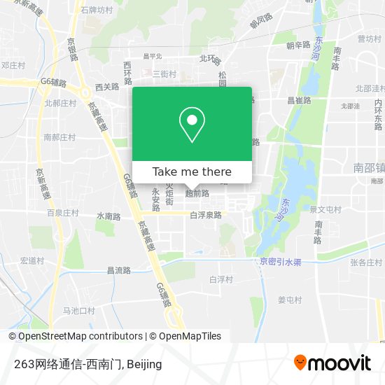 263网络通信-西南门 map