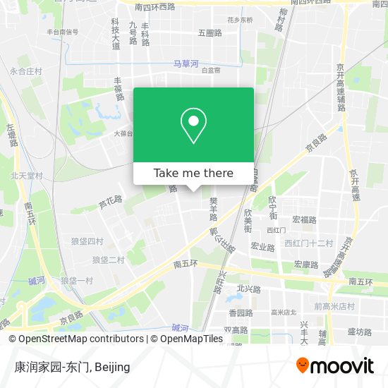 康润家园-东门 map
