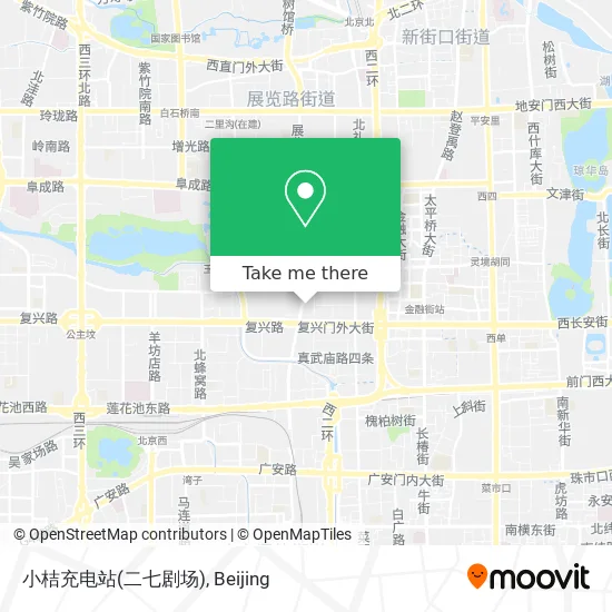 小桔充电站(二七剧场) map