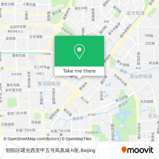 朝阳区曙光西里甲五号凤凰城-h座 map
