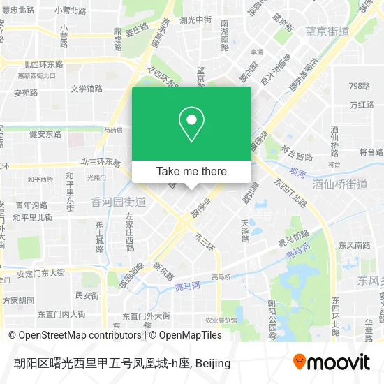 朝阳区曙光西里甲五号凤凰城-h座 map