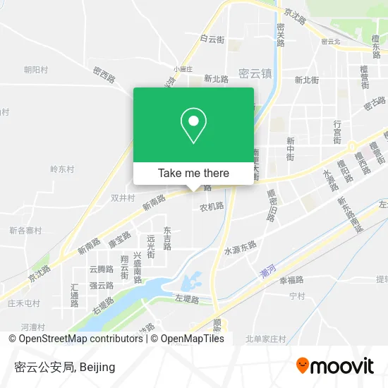 密云公安局 map