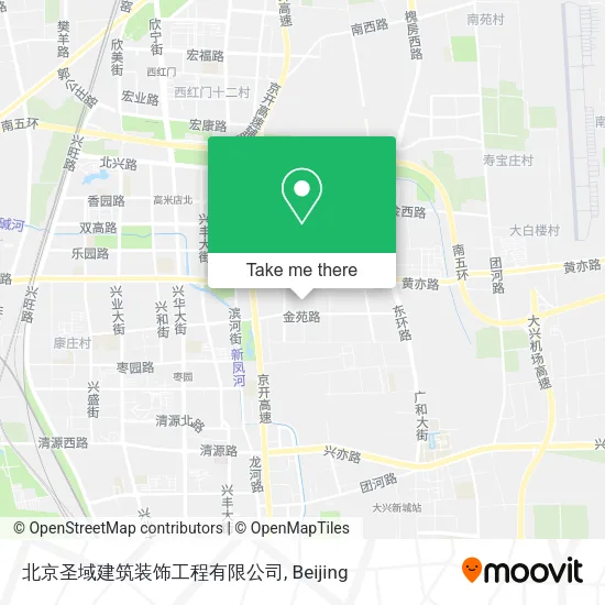北京圣域建筑装饰工程有限公司 map