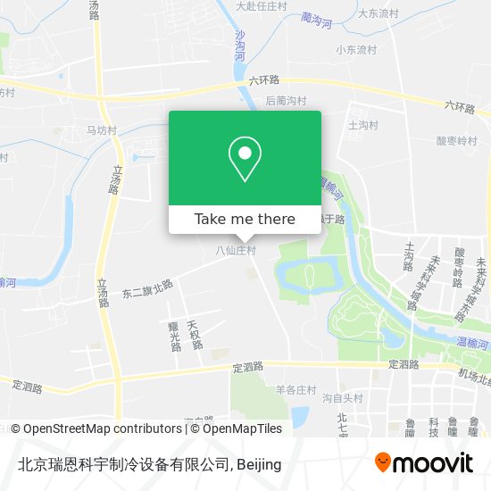 北京瑞恩科宇制冷设备有限公司 map