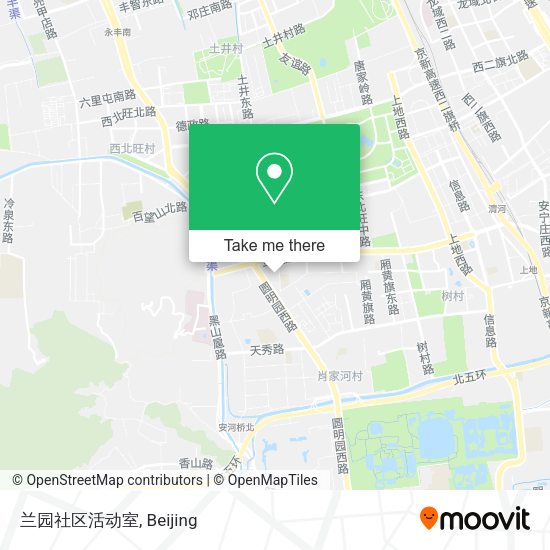 兰园社区活动室 map