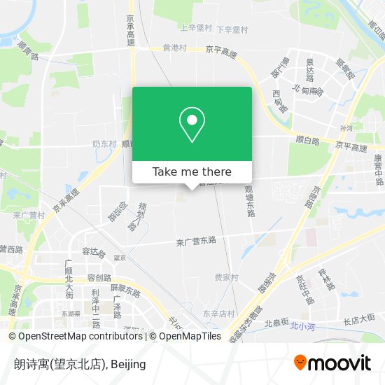 朗诗寓(望京北店) map