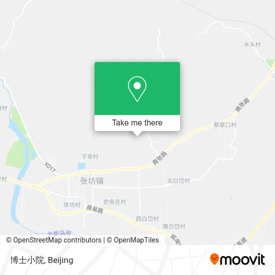 博士小院 map