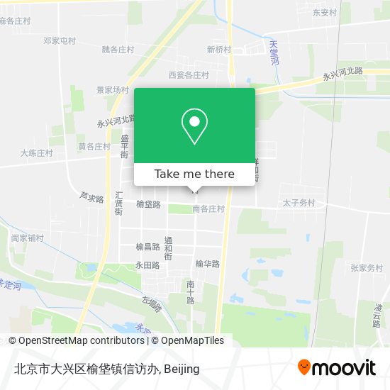 北京市大兴区榆垡镇信访办 map