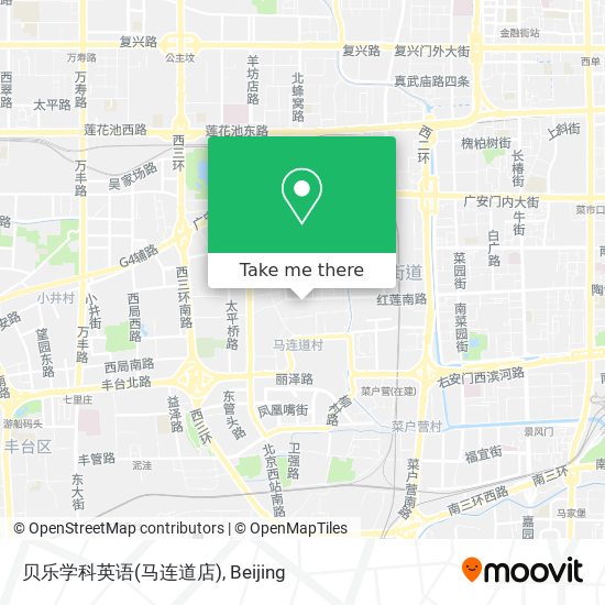 贝乐学科英语(马连道店) map