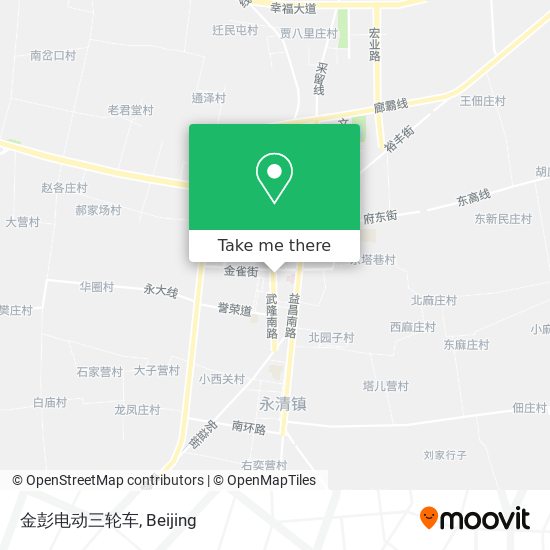 金彭电动三轮车 map