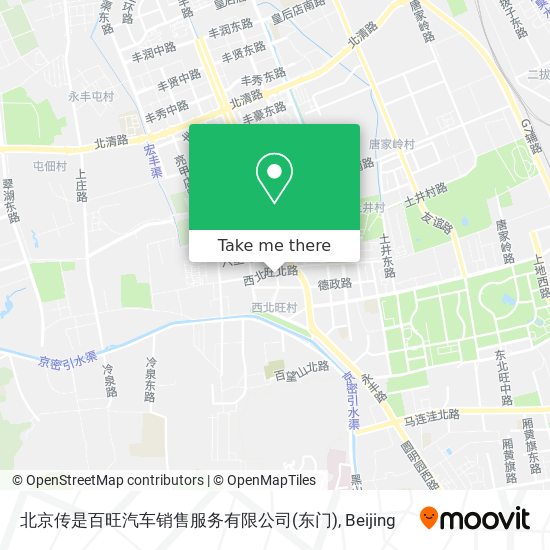 北京传是百旺汽车销售服务有限公司(东门) map
