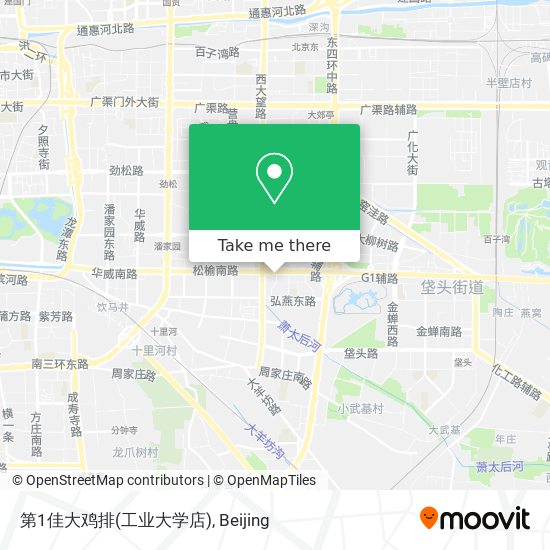第1佳大鸡排(工业大学店) map
