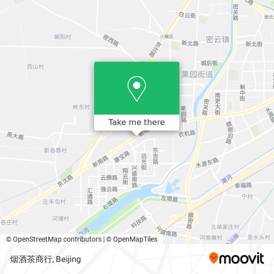 烟酒茶商行 map