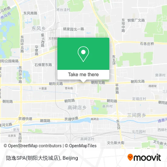 隐逸SPA(朝阳大悦城店) map