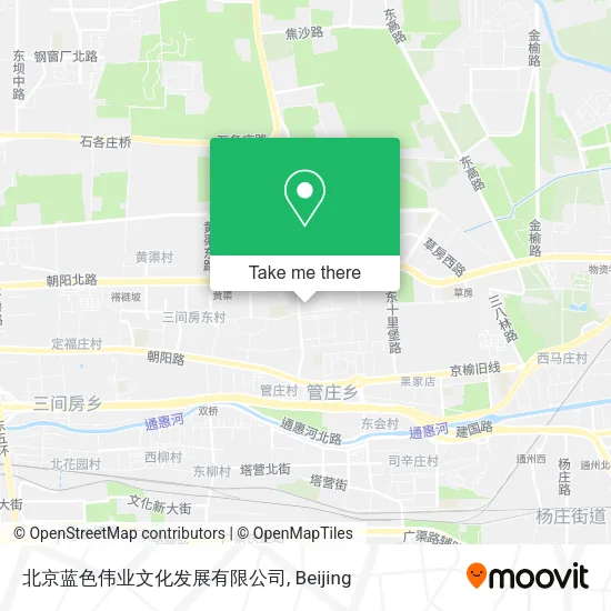 北京蓝色伟业文化发展有限公司 map