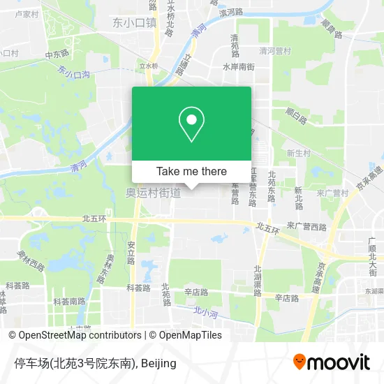停车场(北苑3号院东南) map