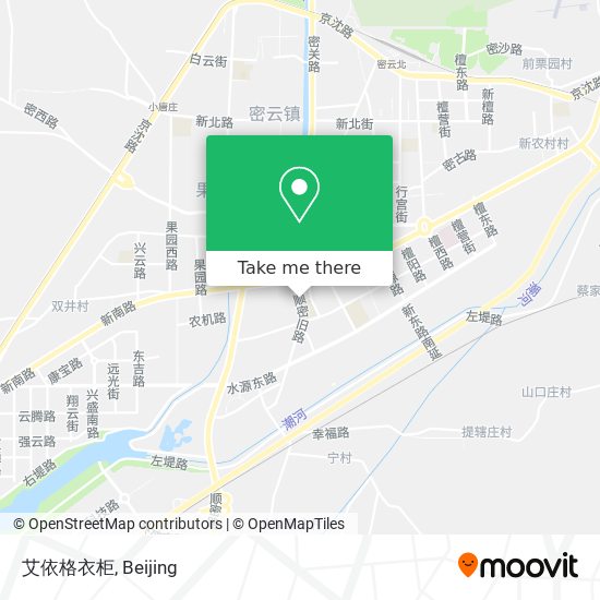 艾依格衣柜 map