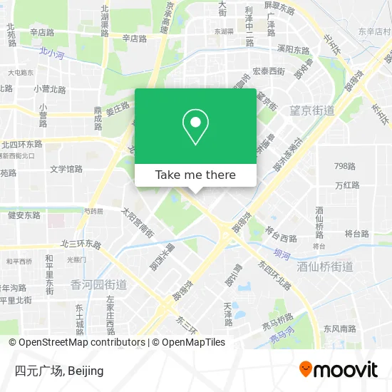 四元广场 map