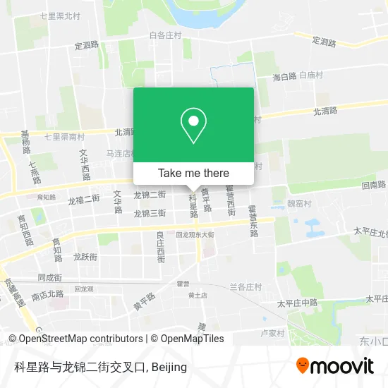 科星路与龙锦二街交叉口 map