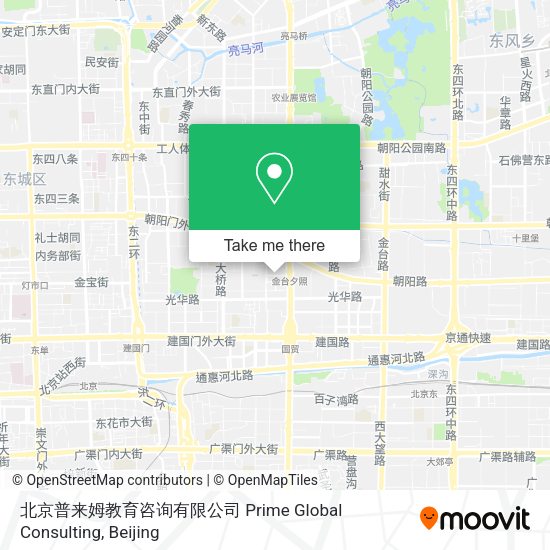 北京普来姆教育咨询有限公司 Prime Global Consulting map