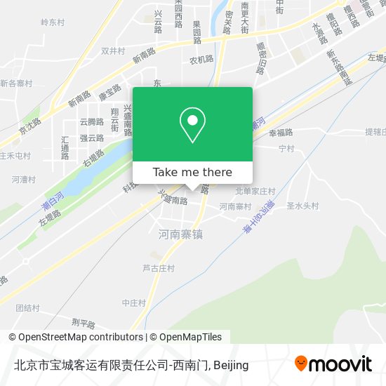 北京市宝城客运有限责任公司-西南门 map