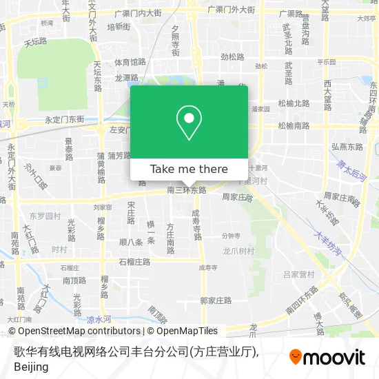 歌华有线电视网络公司丰台分公司(方庄营业厅) map