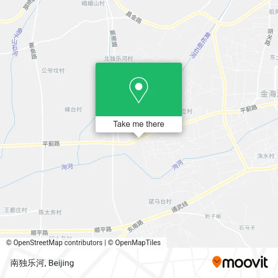 南独乐河 map
