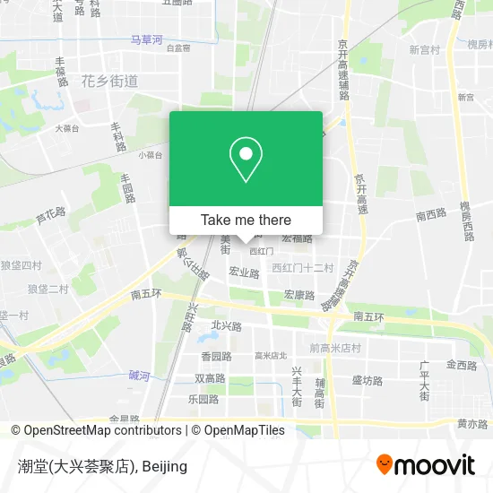 潮堂(大兴荟聚店) map