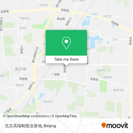 北京高端制造业基地 map