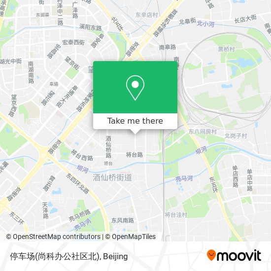 停车场(尚科办公社区北) map