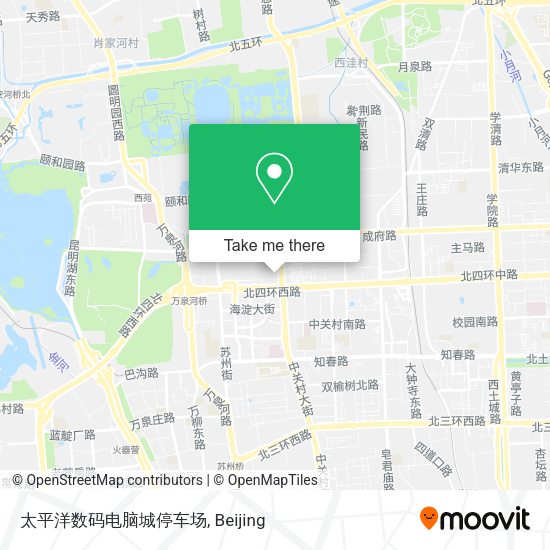 太平洋数码电脑城停车场 map